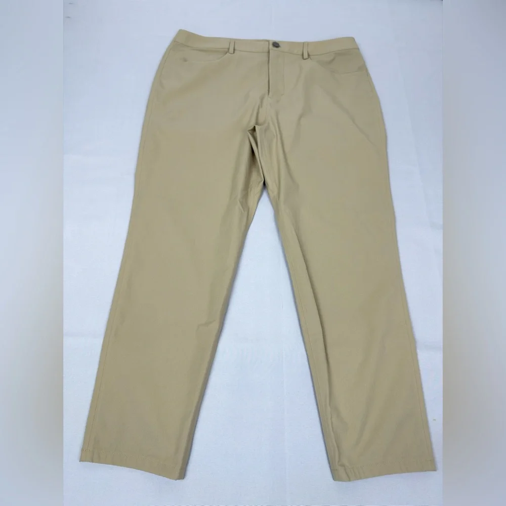 Lululemon  Pants Mens 34 Beige Warpstreme Relaxed